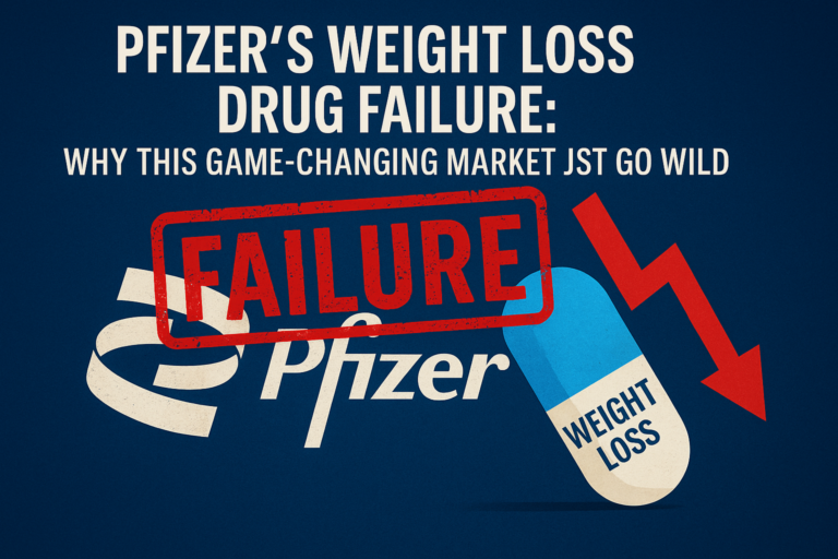 Pfizer’s Weight Loss Drug Failure: Why This Game-Changing Market Just Got Wild